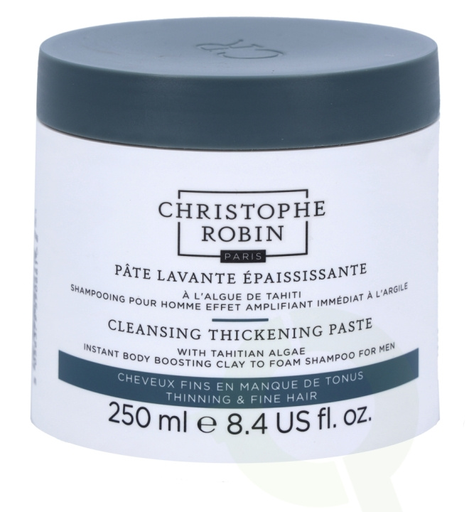 Christophe Robin Cleansing Thickening Paste 250 ml With Tahitian Algae ryhmässä KAUNEUS JA TERVEYS / Hiukset &Stailaus / Hiustenhoito / Shampoo @ TP E-commerce Nordic AB (C92114)