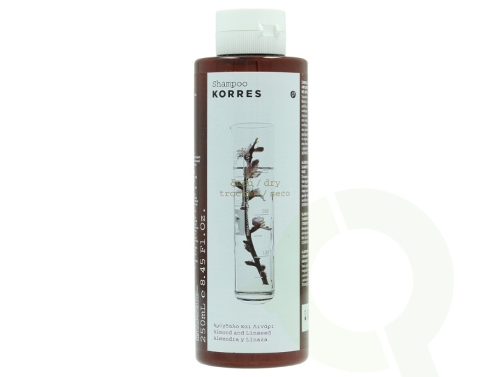 Korres Shampoo 250 ml Almond And Linseed - Dry/Damaged Hair ryhmässä KAUNEUS JA TERVEYS / Hiukset &Stailaus / Hiustenhoito / Shampoo @ TP E-commerce Nordic AB (C92146)