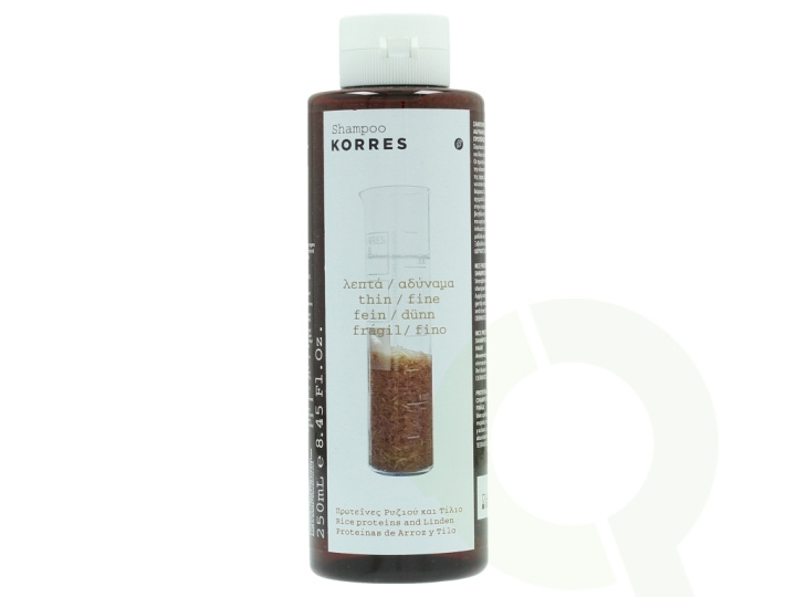 Korres Shampoo 250 ml Rice Proteine And Linden - Thin/Fine Hair ryhmässä KAUNEUS JA TERVEYS / Hiukset &Stailaus / Hiustenhoito / Shampoo @ TP E-commerce Nordic AB (C92148)