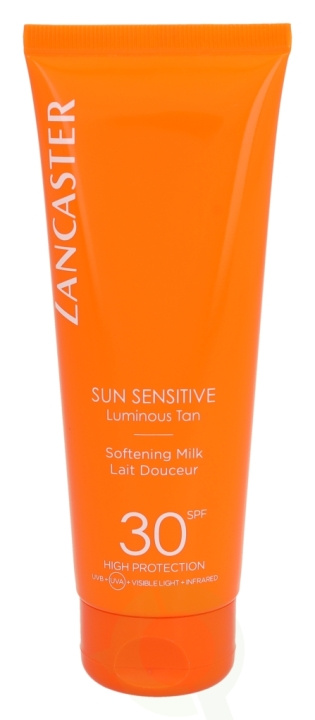 Lancaster Sun Sensitive Softening Milk SPF30 125 ml ryhmässä KAUNEUS JA TERVEYS / Ihonhoito / Rusketus / Aurinkosuoja @ TP E-commerce Nordic AB (C92151)