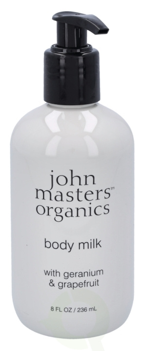 John Master Organic Jmo Geranium & Grapefruit Body Milk 236 ml ryhmässä KAUNEUS JA TERVEYS / Ihonhoito / Kehon hoito / Vartalovoide @ TP E-commerce Nordic AB (C92196)