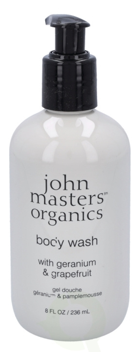 John Master Organic Jmo Geranium & Grapefruit Bodywash 236 ml ryhmässä KAUNEUS JA TERVEYS / Ihonhoito / Kehon hoito / Vartalovoide @ TP E-commerce Nordic AB (C92198)