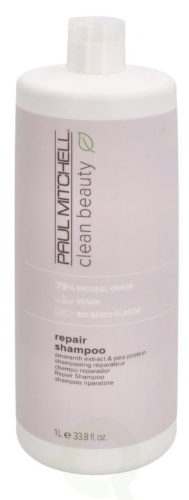 Paul Mitchell Clean Beauty Repair Shampoo 1000 ml ryhmässä KAUNEUS JA TERVEYS / Hiukset &Stailaus / Hiustenhoito / Shampoo @ TP E-commerce Nordic AB (C92210)