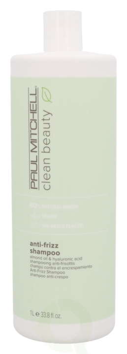 Paul Mitchell Clean Beauty Anti-Frizz Shampoo 1000 ml Almond Oil & Hyaluconic Acid ryhmässä KAUNEUS JA TERVEYS / Hiukset &Stailaus / Hiustenhoito / Shampoo @ TP E-commerce Nordic AB (C92214)