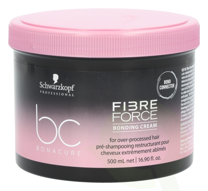 Schwarzkopf Bonacure FibreForce Bonding Cream 500 ml For Overprcessed Hair ryhmässä KAUNEUS JA TERVEYS / Hiukset &Stailaus / Hiustenhoito / Hiusnaamio @ TP E-commerce Nordic AB (C92217)