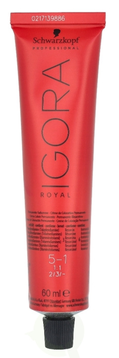 Schwarzkopf Igora Royal Permanent Color Creme 60 ml 45413 ryhmässä KAUNEUS JA TERVEYS / Hiukset &Stailaus / Hiustenhoito / Hiusväri / Hiusväri & Väripommi @ TP E-commerce Nordic AB (C92226)