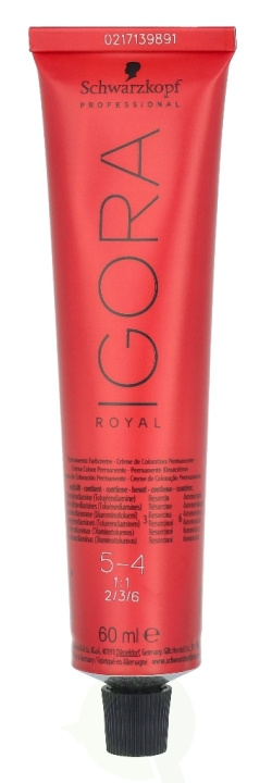 Schwarzkopf Igora Royal Permanent Color Creme 60 ml 45416 ryhmässä KAUNEUS JA TERVEYS / Hiukset &Stailaus / Hiustenhoito / Hiusväri / Hiusväri & Väripommi @ TP E-commerce Nordic AB (C92229)