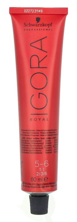 Schwarzkopf Igora Royal Permanent Color Creme 60 ml 45418 ryhmässä KAUNEUS JA TERVEYS / Hiukset &Stailaus / Hiustenhoito / Hiusväri / Hiusväri & Väripommi @ TP E-commerce Nordic AB (C92232)