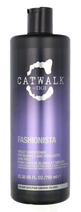 TIGI Catwalk Fashionista Violet Conditioner 750 ml ryhmässä KAUNEUS JA TERVEYS / Hiukset &Stailaus / Hiustenhoito / Hoitoaine @ TP E-commerce Nordic AB (C92239)