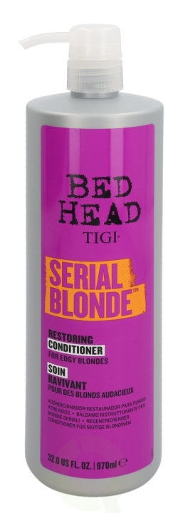 TIGI Bh Serial Blonde Restoring Conditioner 970 ml ryhmässä KAUNEUS JA TERVEYS / Hiukset &Stailaus / Hiustenhoito / Hoitoaine @ TP E-commerce Nordic AB (C92240)