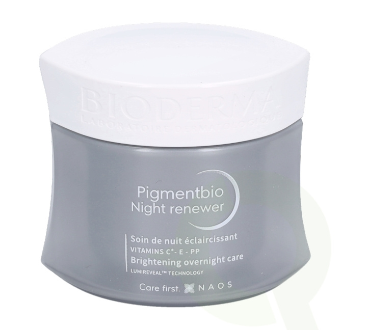 Bioderma Pigmentbio Night Renewer Brightening Overnight Care 50 ml ryhmässä KAUNEUS JA TERVEYS / Ihonhoito / Kasvot / Kasvovoide @ TP E-commerce Nordic AB (C92289)