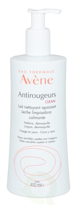 Avene Antirougeurs Dermo-Cleansing Milk 400 ml Sensitive Skin ryhmässä KAUNEUS JA TERVEYS / Ihonhoito / Kasvot / Puhdistus @ TP E-commerce Nordic AB (C92292)