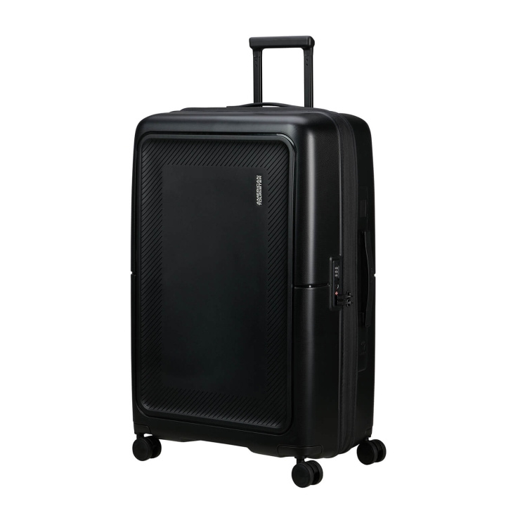 American Tourister Matkalaukku DashPop Spinner 77/28 True Black ryhmässä URHEILU, VAPAA-AIKA JA HARRASTUS / Matkailutarvikkeet / Matkalaukut @ TP E-commerce Nordic AB (C92330)