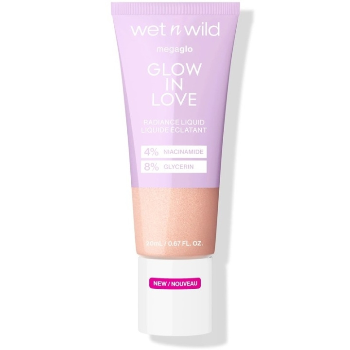 Wet n Wild Mega Glo Glow in Love Radiance Liquid 20ml ryhmässä KAUNEUS JA TERVEYS / Meikit / Meikit Kasvot / Poskipuna / Aurinkopuuteri @ TP E-commerce Nordic AB (C92366)