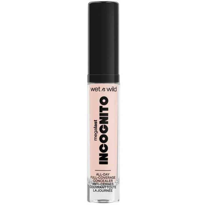 Wet n Wild MegaLast Incognito AllDay Full Coverage Concealer 5.5ml - Light Beige ryhmässä KAUNEUS JA TERVEYS / Meikit / Meikit Kasvot / Peitevoide @ TP E-commerce Nordic AB (C92381)