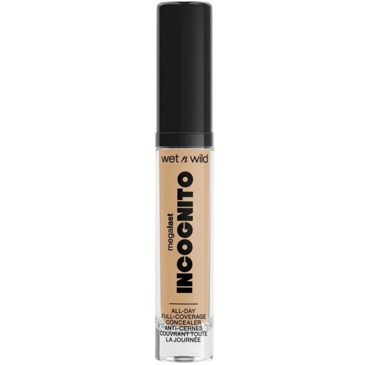 Wet n Wild MegaLast Incognito AllDay Full Coverage Concealer 5.5ml - Medium Honey ryhmässä KAUNEUS JA TERVEYS / Meikit / Meikit Kasvot / Peitevoide @ TP E-commerce Nordic AB (C92383)