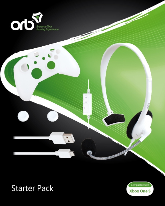 ORB Xbox One S - aloituspaketti (ORB) ryhmässä KODINELEKTRONIIKKA / Pelikonsolit & Tarvikkeet / Xbox One @ TP E-commerce Nordic AB (C92410)