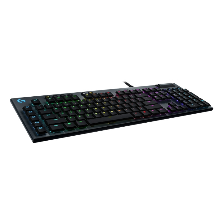 Logitech G815 LIGHTSYNC RGB mekaaninen pelinäppäimistö - GL Tactile - CARBON - PAN - NORDIC ryhmässä TIETOKOONET & TARVIKKEET / GAMING / Näppäimistöt @ TP E-commerce Nordic AB (C92420)