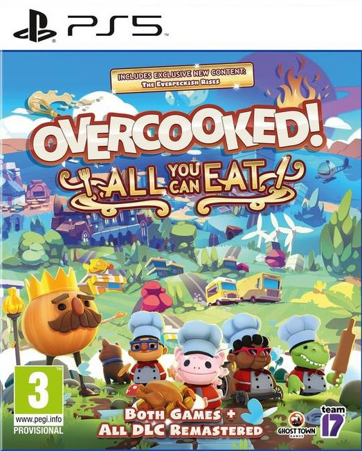 Sold Out Overcooked All You Can Eat ryhmässä KODINELEKTRONIIKKA / Pelikonsolit & Tarvikkeet / Sony PlayStation 5 / Peli @ TP E-commerce Nordic AB (C92435)