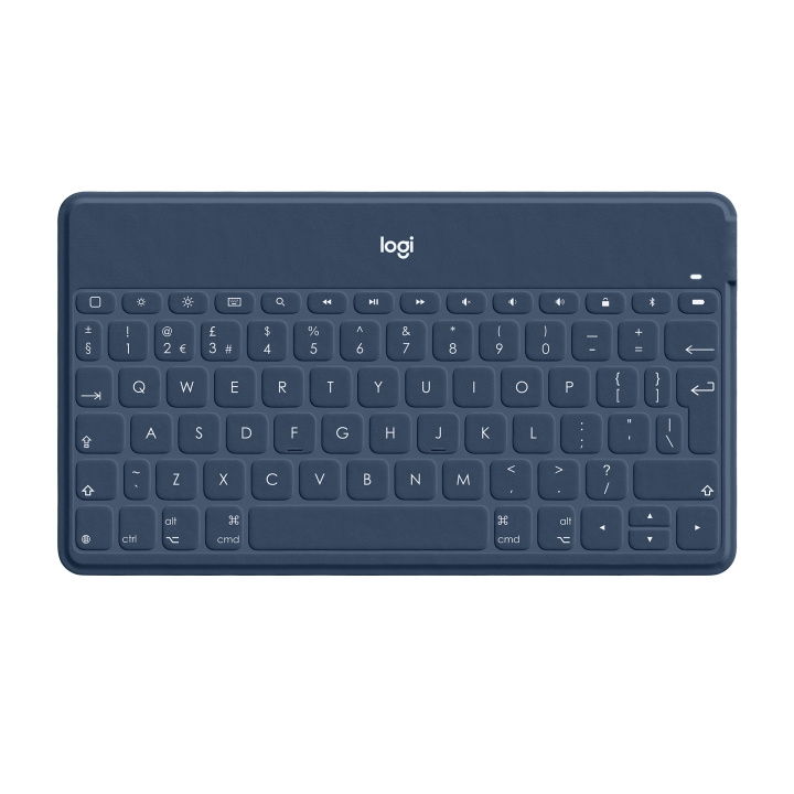 Logitech Keys-To-Go - sininen (pohjoismainen) ryhmässä TIETOKOONET & TARVIKKEET / Hiiret & Näppäimistöt / Näppäimistöt / Langattomat @ TP E-commerce Nordic AB (C92448)