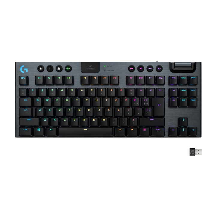 Logitech G915 TKL Tenkeyless lineaarinen pohjoismainen ryhmässä TIETOKOONET & TARVIKKEET / GAMING / Näppäimistöt @ TP E-commerce Nordic AB (C92462)