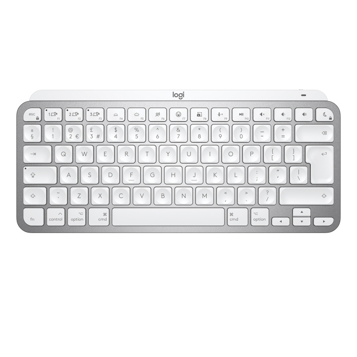 Logitech MX Keys Mini For Mac Minimalistinen langaton valaistu näppäimistö - pohjoismainen asettelu ryhmässä TIETOKOONET & TARVIKKEET / Hiiret & Näppäimistöt / Näppäimistöt / Langattomat @ TP E-commerce Nordic AB (C92503)