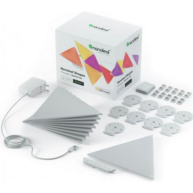 Nanoleaf Shapes - Kolmioita Starter Kit - 9 paneelia ryhmässä KOTI, TALOUS JA PUUTARHA / Älykodit / Älykodin järjestelmät @ TP E-commerce Nordic AB (C92555)