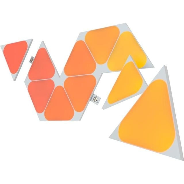 Nanoleaf Shapes - Triangles Mini Expansion Pack - 10 taulukkoa ryhmässä KOTI, TALOUS JA PUUTARHA / Älykodit / Älykodin järjestelmät @ TP E-commerce Nordic AB (C92558)