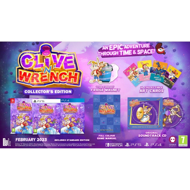 Clive \'N\' Wrench (Collector Edition) ryhmässä KODINELEKTRONIIKKA / Pelikonsolit & Tarvikkeet / Sony PlayStation 5 / Peli @ TP E-commerce Nordic AB (C92685)