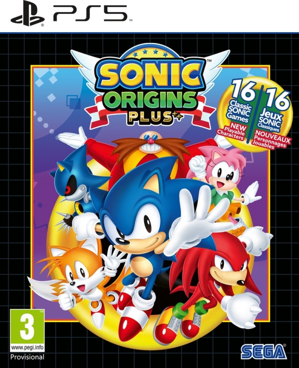 Sega Sonic Origins Plus ryhmässä KODINELEKTRONIIKKA / Pelikonsolit & Tarvikkeet / Sony PlayStation 5 @ TP E-commerce Nordic AB (C92889)