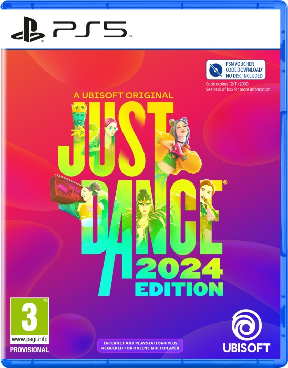 Ubisoft Just Dance 2024 Edition (koodi laatikossa) ryhmässä KODINELEKTRONIIKKA / Pelikonsolit & Tarvikkeet / Sony PlayStation 5 / Peli @ TP E-commerce Nordic AB (C92912)