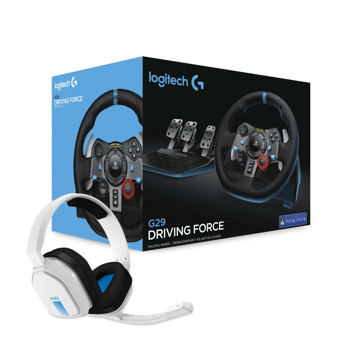 Logitech G29 Driving Force PS3/PS4/PS5 + Astro A10 -kuulokkeet -paketin kanssa ryhmässä KODINELEKTRONIIKKA / Pelikonsolit & Tarvikkeet / Sony PlayStation 5 @ TP E-commerce Nordic AB (C92921)