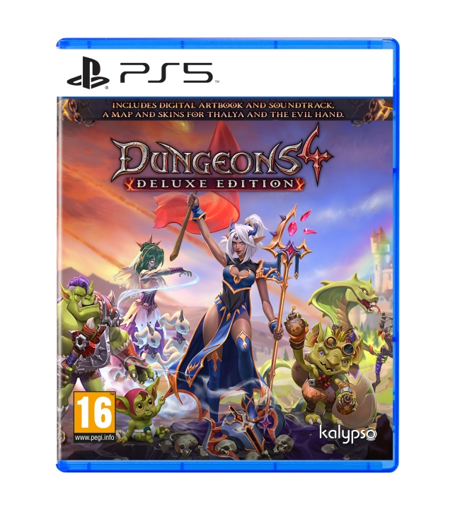 Kalypso Dungeons 4 (Deluxe Edition) ryhmässä KODINELEKTRONIIKKA / Pelikonsolit & Tarvikkeet / Sony PlayStation 5 @ TP E-commerce Nordic AB (C92948)