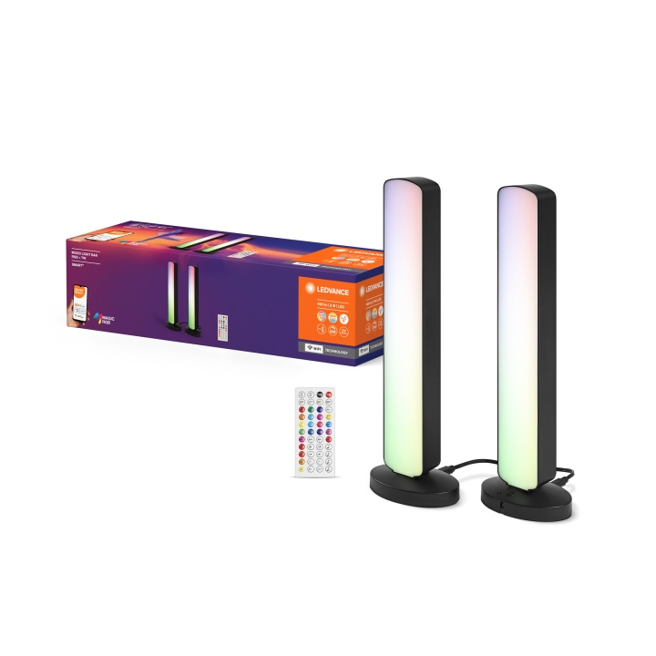 LEDVANCE SMART+ Mood-valopalkki - 480lm, 8W, WiFi, RGB+827-865, musta ryhmässä KOTI, TALOUS JA PUUTARHA / Älykodit / Älykäs valaistus @ TP E-commerce Nordic AB (C93051)