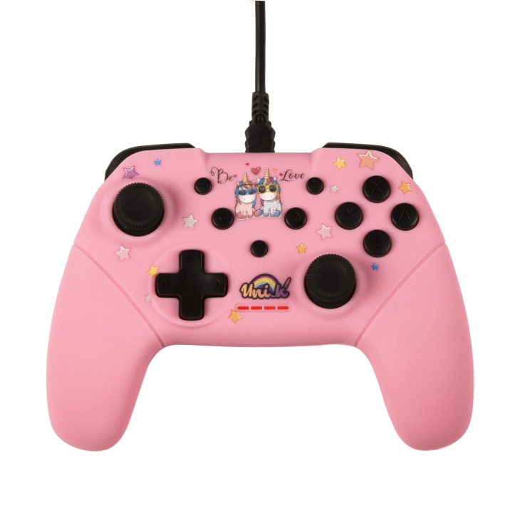 Konix Unik Switch/Pc Gamepad Be Love ryhmässä KODINELEKTRONIIKKA / Pelikonsolit & Tarvikkeet / Nintendo Switch / Tarvikkeet @ TP E-commerce Nordic AB (C93118)