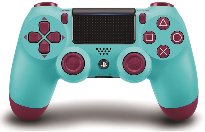 Sony Langaton Dualshock-ohjain PS4 - Berry Blue v2 - OEM-ohjain ryhmässä KODINELEKTRONIIKKA / Pelikonsolit & Tarvikkeet / Sony PlayStation 4 @ TP E-commerce Nordic AB (C93174)