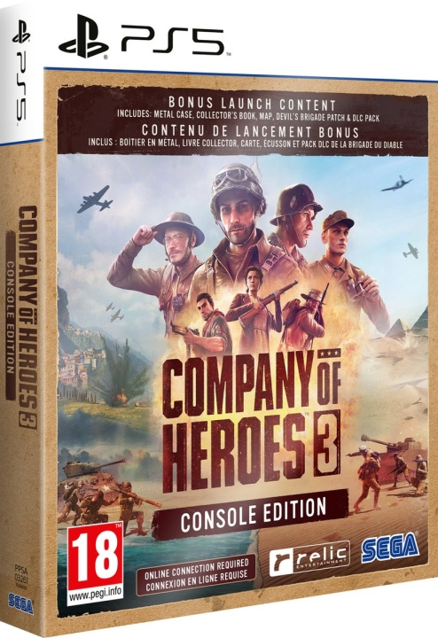 Sega Company of Heroes 3 (Steelbook Edition) ryhmässä KODINELEKTRONIIKKA / Pelikonsolit & Tarvikkeet / Sony PlayStation 5 @ TP E-commerce Nordic AB (C93180)