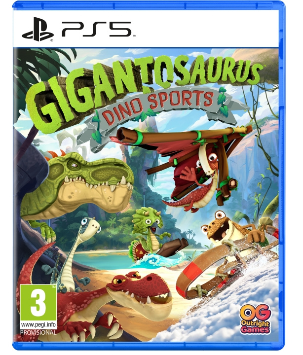 Outright Games Gigantosaurus: Dino Sports ryhmässä KODINELEKTRONIIKKA / Pelikonsolit & Tarvikkeet / Sony PlayStation 5 / Peli @ TP E-commerce Nordic AB (C93232)