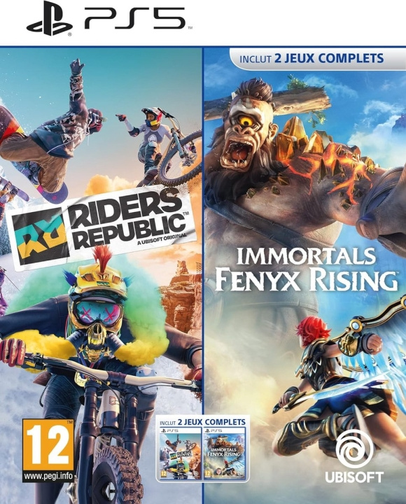 Ubisoft Riders Republic + Immortals Fenyx (FR/Multi in Game) ryhmässä KODINELEKTRONIIKKA / Pelikonsolit & Tarvikkeet / Sony PlayStation 5 / Peli @ TP E-commerce Nordic AB (C93270)