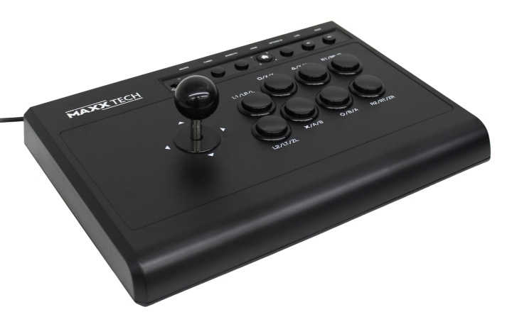 Maxx Tech Multiplatform Arcade Fight Stick ryhmässä TIETOKOONET & TARVIKKEET / GAMING / Tarvikkeet pelaamiseen @ TP E-commerce Nordic AB (C93275)