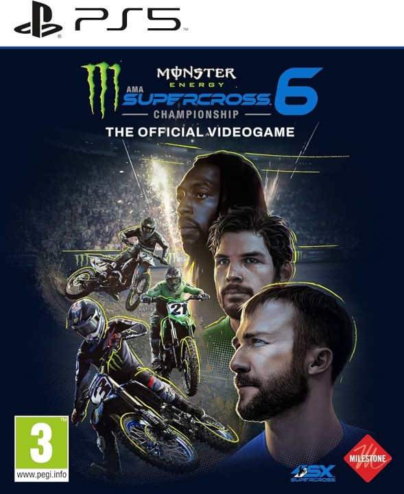 Milestone Monster Energy Supercross – The Official Videogame 6 ryhmässä KODINELEKTRONIIKKA / Pelikonsolit & Tarvikkeet / Sony PlayStation 5 / Peli @ TP E-commerce Nordic AB (C93278)