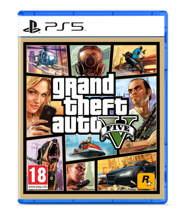 Rockstar Grand Theft Auto V (GTA 5) ryhmässä KODINELEKTRONIIKKA / Pelikonsolit & Tarvikkeet / Sony PlayStation 5 @ TP E-commerce Nordic AB (C93332)