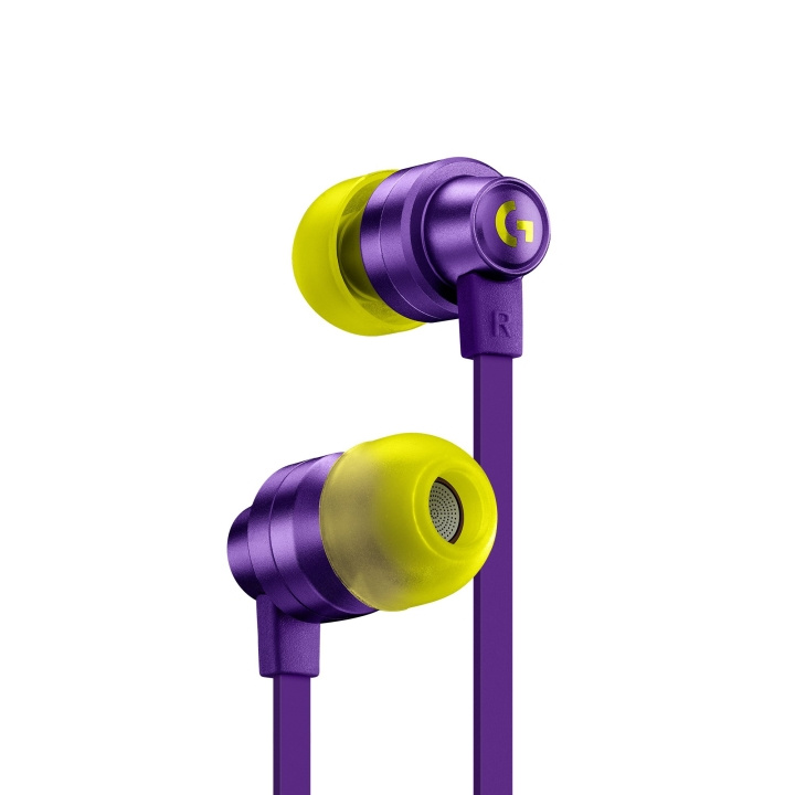 Logitech G333 In-ear Gaming-kuulokkeet Violetti ryhmässä TIETOKOONET & TARVIKKEET / GAMING / Kuulokkeet @ TP E-commerce Nordic AB (C93353)