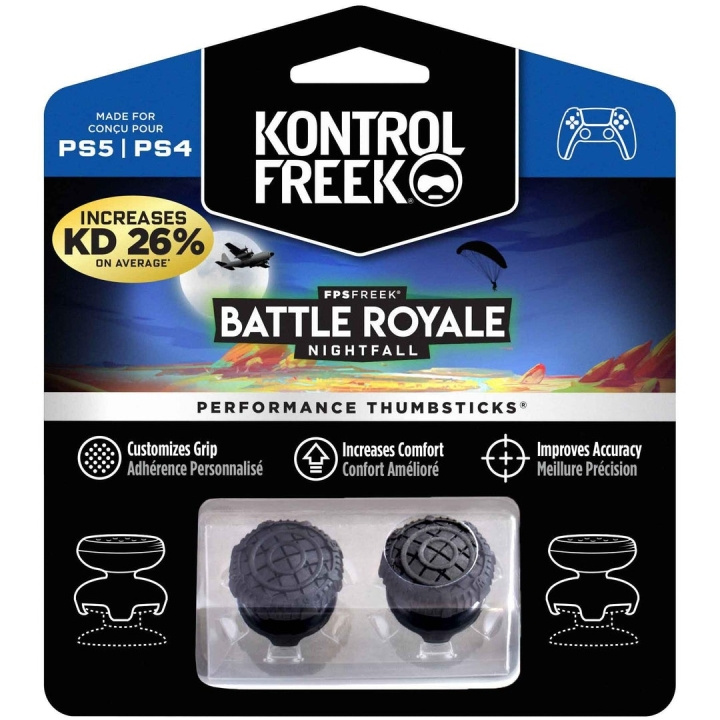 KontrolFreek FPS Freek Nightfall - PS5/PS4 (4 Prong) ryhmässä KODINELEKTRONIIKKA / Pelikonsolit & Tarvikkeet / Sony PlayStation 5 @ TP E-commerce Nordic AB (C93404)