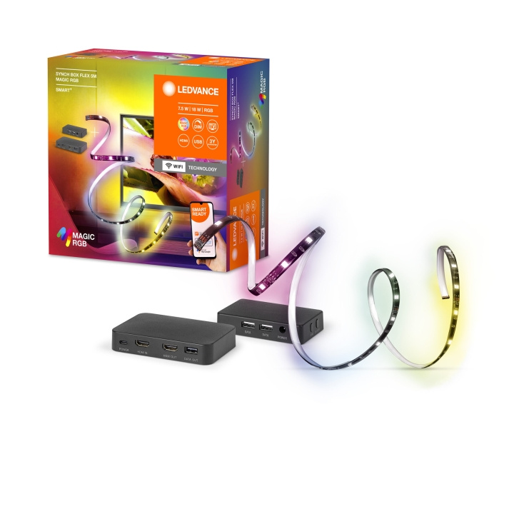 LEDVANCE SMART+ HDMI-synkronointirasia + SMART Flex Magic WiFi ryhmässä KOTI, TALOUS JA PUUTARHA / Älykodit / Älykäs valaistus @ TP E-commerce Nordic AB (C93407)