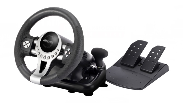 Maxx Tech Pro Racing Wheel Kit (PC, Switch, PS4, XBX) ryhmässä TIETOKOONET & TARVIKKEET / GAMING / Tarvikkeet pelaamiseen @ TP E-commerce Nordic AB (C93415)