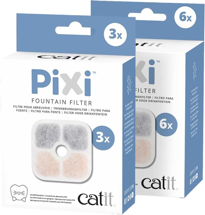 catit Hiilisuodatin Pixi 2.5L 3kpl - (785.0486) ryhmässä KOTI, TALOUS JA PUUTARHA / Lemmikkitarvikkeet / Kissa @ TP E-commerce Nordic AB (C93429)