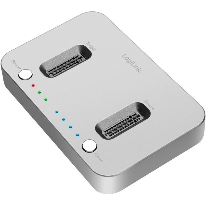 LogiLink Dubbel M.2 NVMe SSD-dockningsstation USB 3.2 Gen 2 ryhmässä TIETOKOONET & TARVIKKEET / Tietokoneen komponentit / Kovalevyt / Sovittimet & Tarvikkeet @ TP E-commerce Nordic AB (C93478)