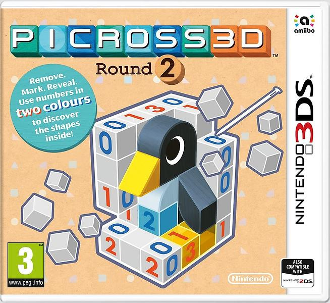 Nintendo Picross 3D Round 2 (3DS) ryhmässä KODINELEKTRONIIKKA / Pelikonsolit & Tarvikkeet / Nintendo 3DS @ TP E-commerce Nordic AB (C93546)