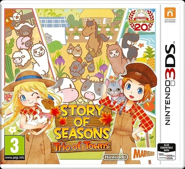 Nintendo Story of Seasons: Trio of Towns (3DS) ryhmässä KODINELEKTRONIIKKA / Pelikonsolit & Tarvikkeet / Nintendo 3DS @ TP E-commerce Nordic AB (C93560)